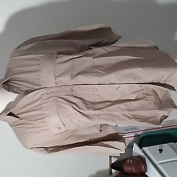 Vintage Grand Designs large tan outdoors button casual fishing - Picture 1 of 3